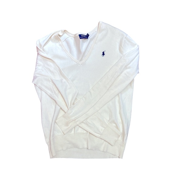 🍁 Polo Ralph Lauren V neck sweater size S. - Picture 4 of 8